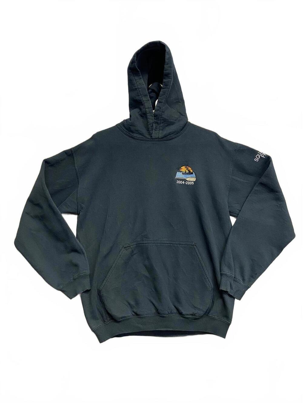 Vtg CELP Black 'Squatting Frog' Mens Hoodie Sweatshirt, Size Medium